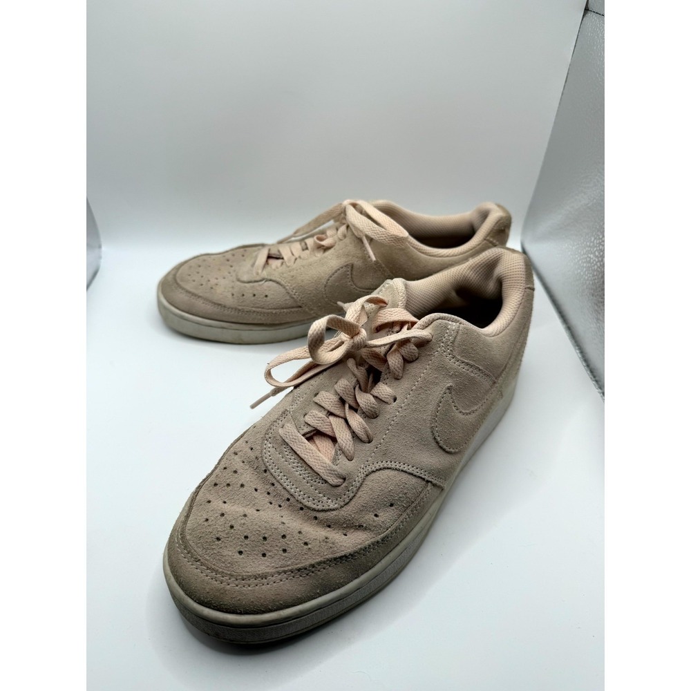 Nike Court Vision‎ Low DH0253-800 Womens 8.5 Sneaker Orange Pearl Leather Shoes